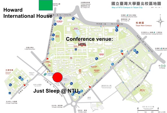 Map of lodging